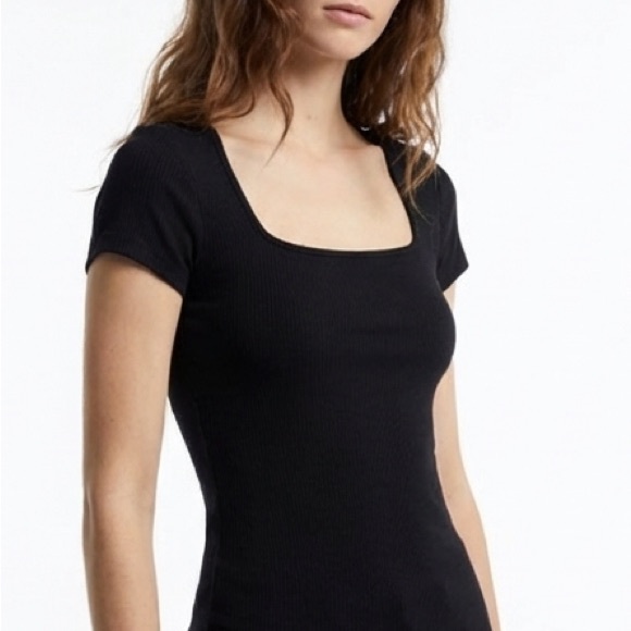 California Sunshine Tops - C&C textured square neck top